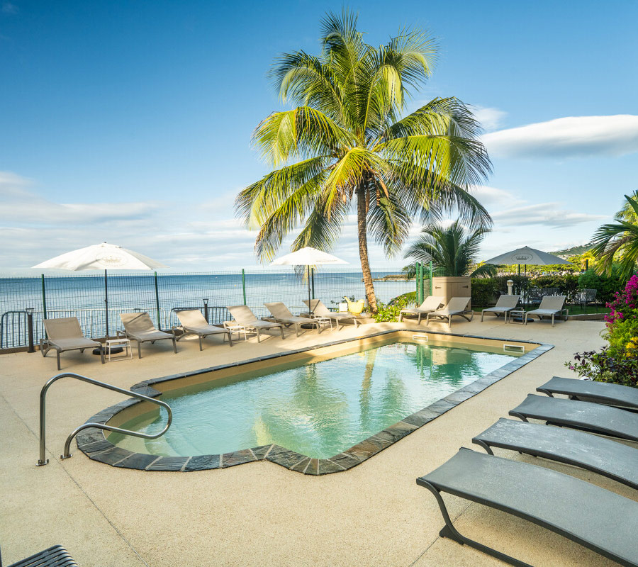Plage de piscine
