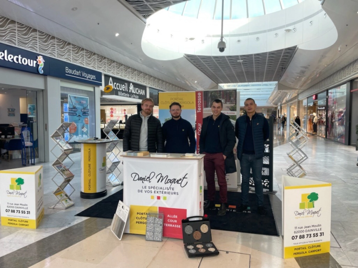 Le réseau Daniel-Moquet dans la galerie marchande d'Auchan à Noyelles-Godault !