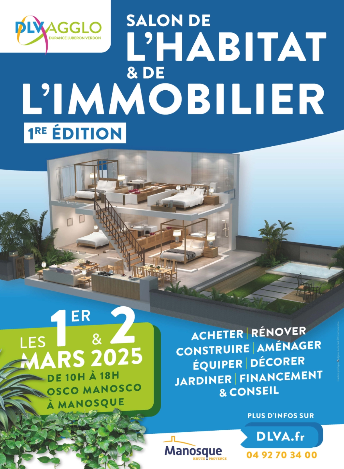 Rendez-vous au Salon de l'Habitat et de l'immobilier de Manosque !