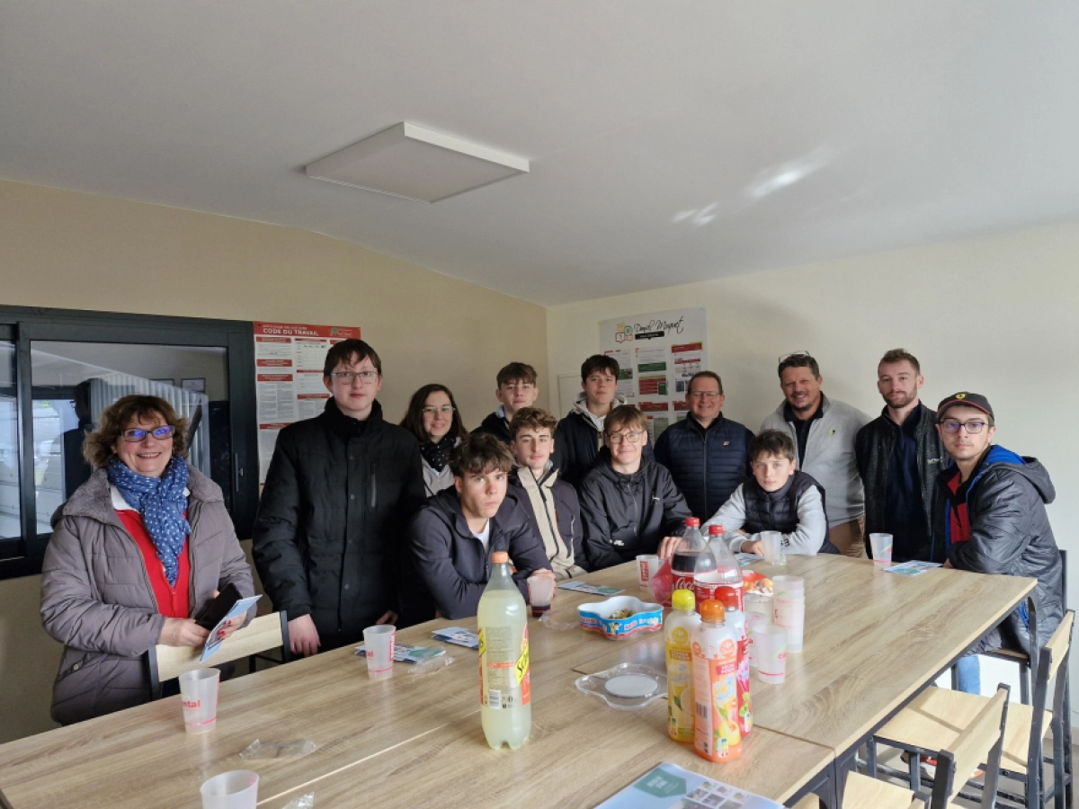 Rencontre enrichissante à la MFR de Mauriac