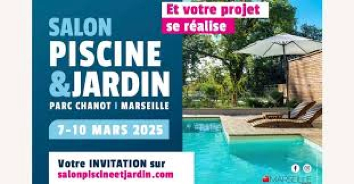 L'entreprise Allées Progressives vous donne rendez-vous au Salon Piscine et Jardin à Marseille !