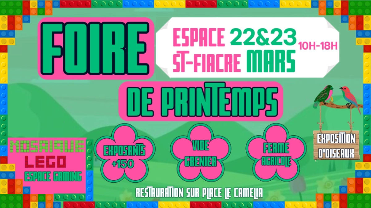 Rendez-vous à la foire du Printemps 2025