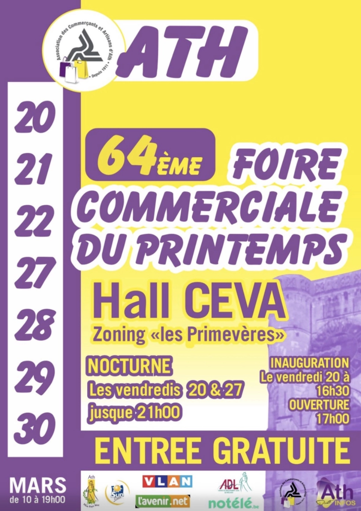 L'Entreprise CLAES vous attend à la Foire Commerciale d'Ath !