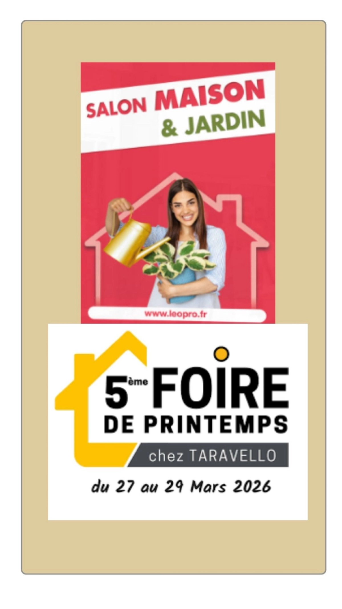 Retrouvez l'Entreprise Lambert - Daniel Moquet sur vos événements de printemps 2026 !