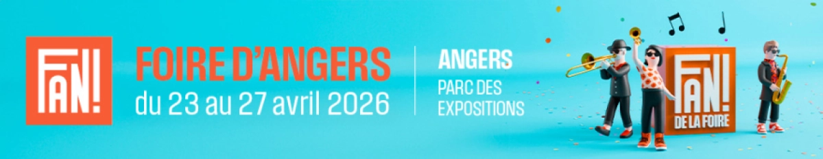 Rendez-vous à la Foire d'Angers 2026 !