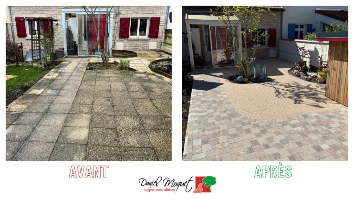 Métamorphose réussie pour cette terrasse signée l'entreprise Tillier !