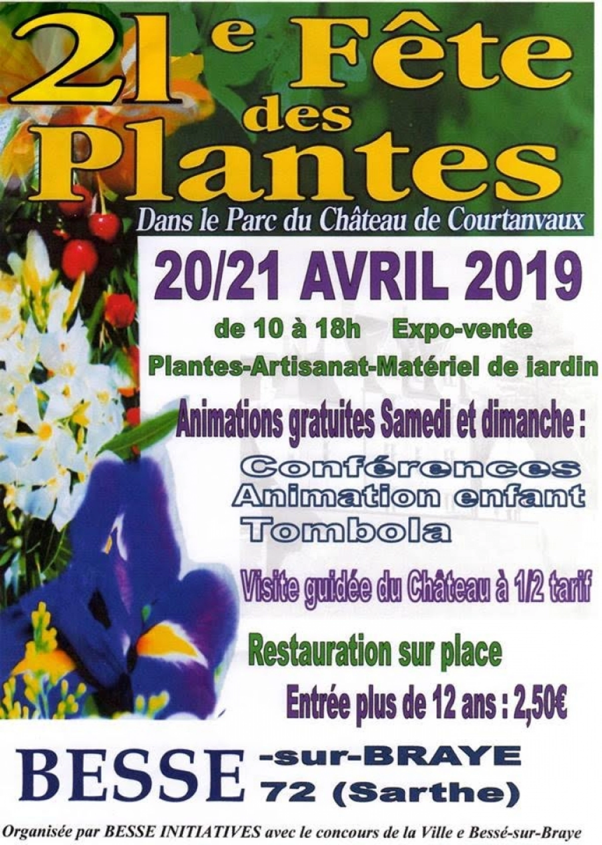 Fête des plantes à Besse-sur-Braye