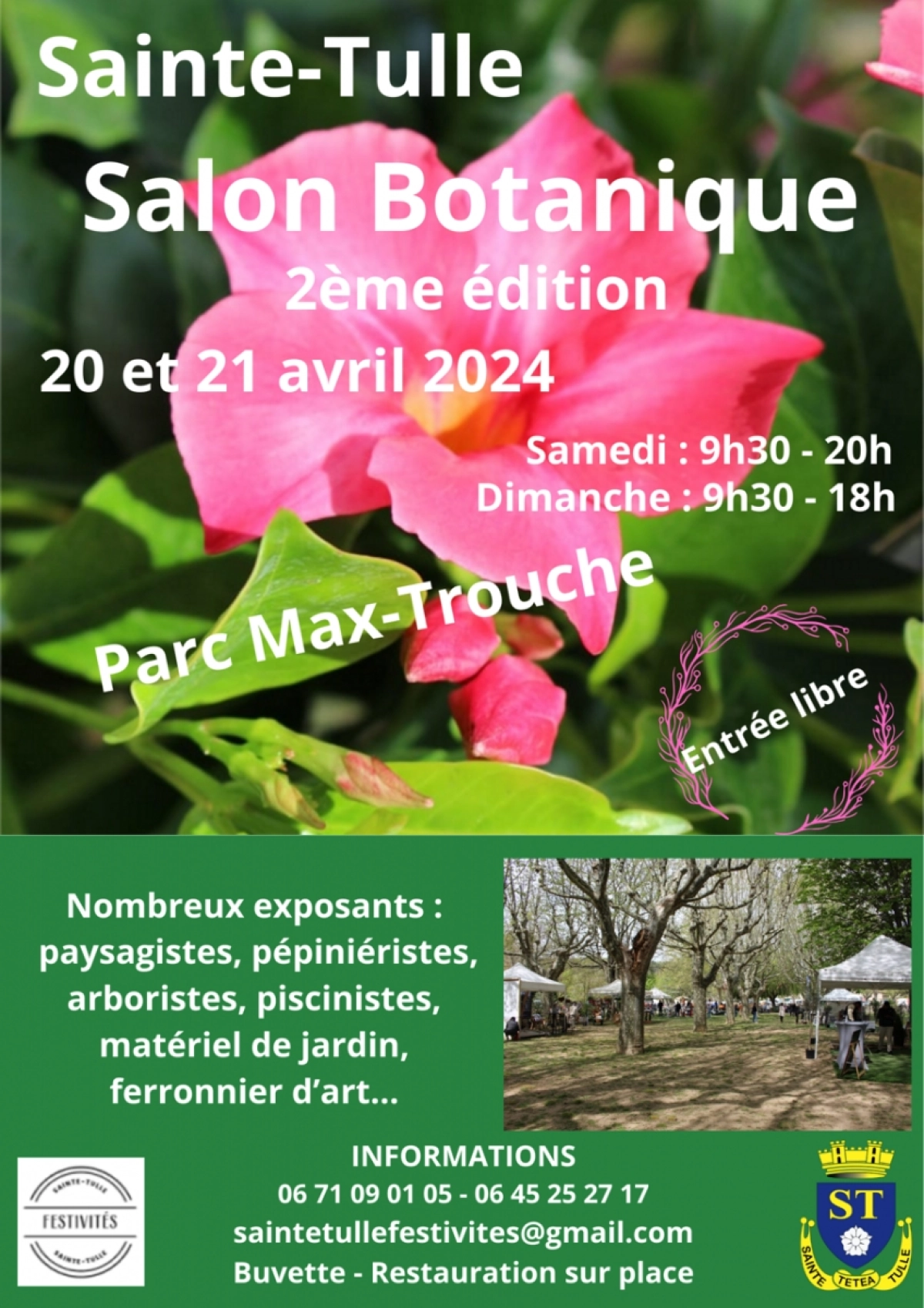 Salon botanique à Sainte-Tulle