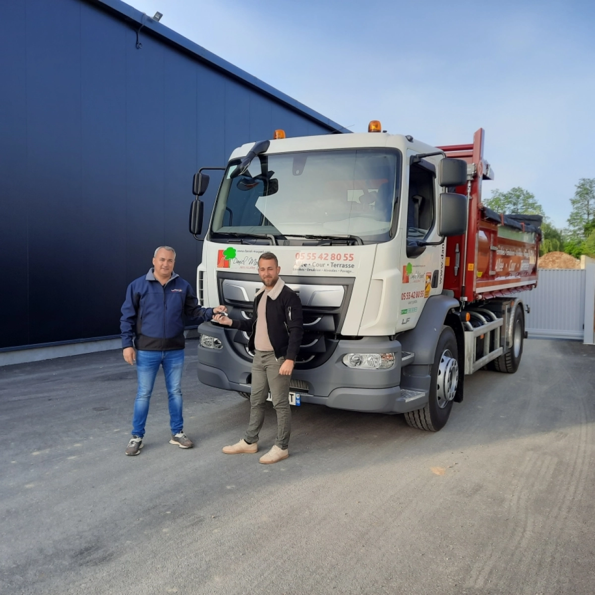 Un nouveau camion intègre la flotte de l'entreprise Vérité 87 !