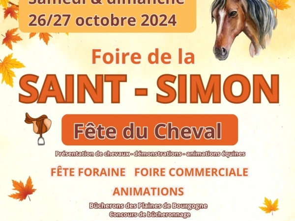 Rendez-vous à la Foire de la Saint-Simon !