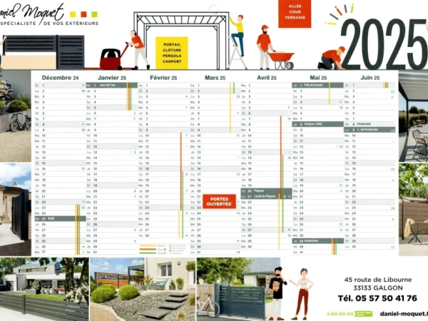 Les calendriers 2025 sont arrivés !