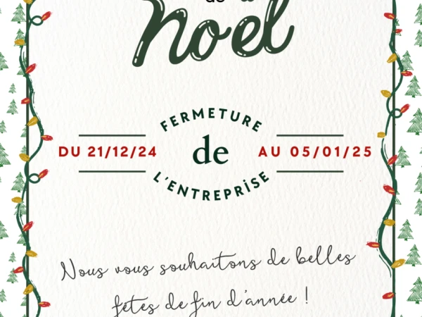 L'équipe fait une pause pour la fin d'année !