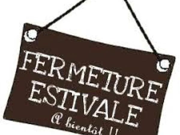 Fermeture estivale : on se retrouve bientôt !