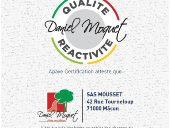 Renouvellement de notre label "Qualité Réactivité" !