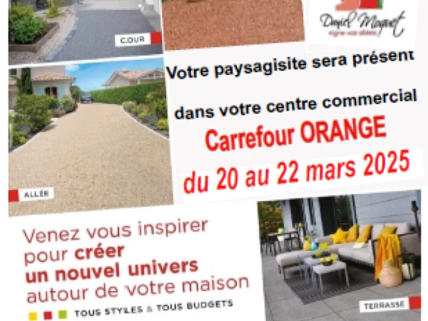 L'entreprise Puget membre du réseau Daniel Moquet vous donne rendez-vous chez Carrefour Orange !