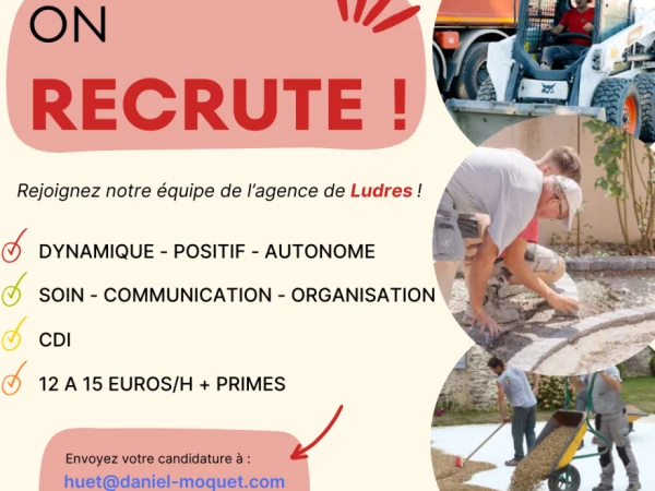 L'entreprise Huet, à Ludres (54) recrute !