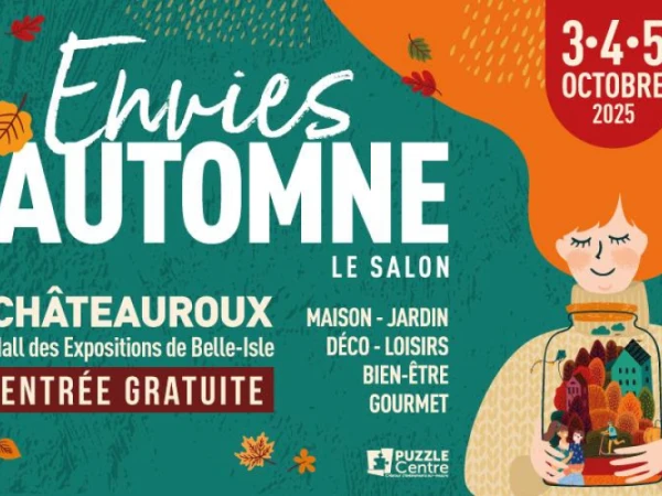 Retrouvez nous au salon des envies d'automne sur Châteauroux