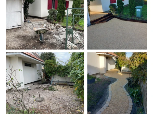 Une allée minérale sur-mesure à Villenave-d'Ornon !