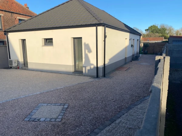 Chantier à Crespin : Réalisation bicolore en Alvéostar®