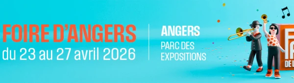 Retrouvez nous à la Foire d'Angers 2026 !