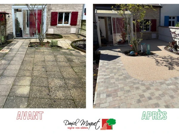 Métamorphose réussie pour cette terrasse signée l'entreprise Tillier !