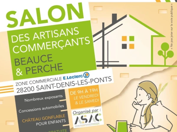 Venez nous rencontrer au salon des artisans et commerçants !