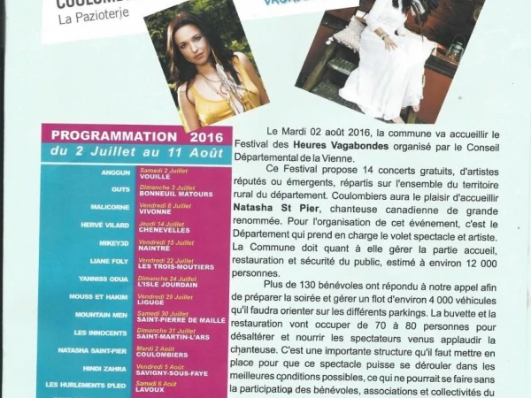 Nous soutenons le festival heures vagabondes