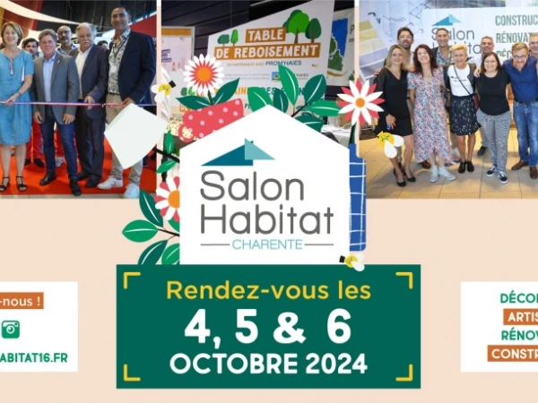Rendez-vous au salon de l'Habitat d'Angoulême !