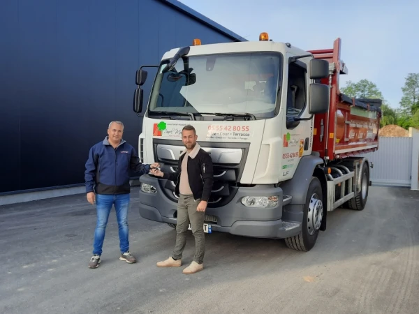 Un nouveau camion intègre la flotte de l'entreprise Vérité 87 !