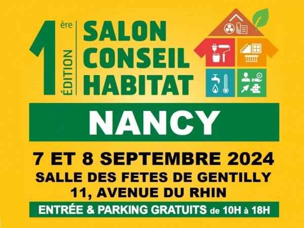 Rendez-vous au Salon Conseil Habitat de Nancy !