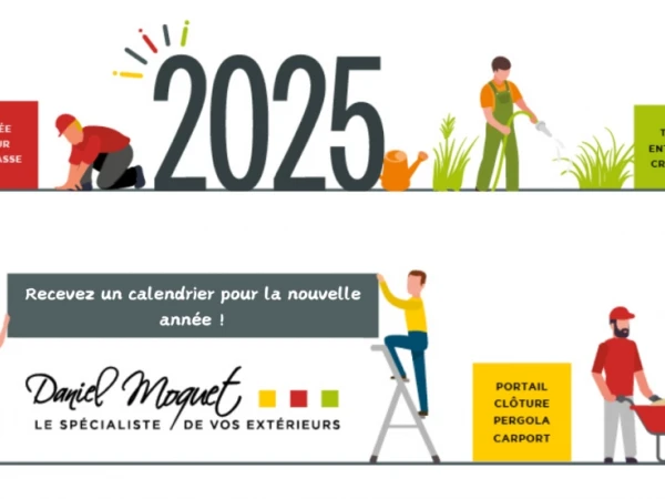 Recevez dès maintenant votre calendrier pour l'année 2025 !